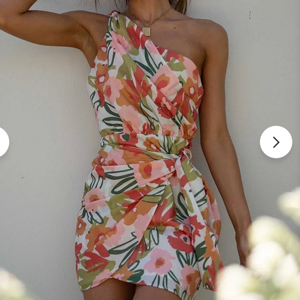 Cherley One Shoulder Dress